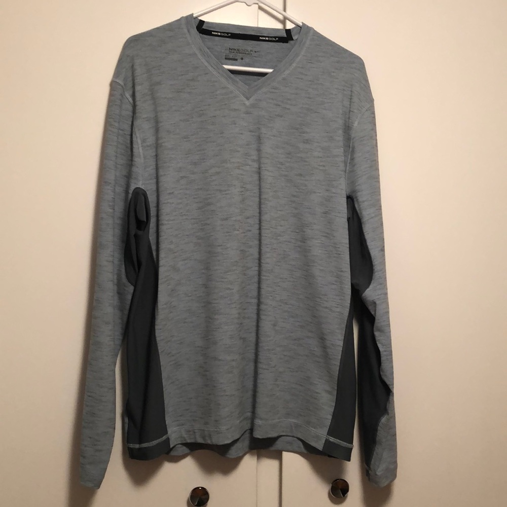 Light blue Nike golf sweater